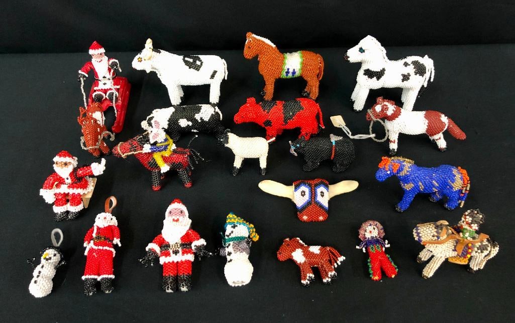 Large Group Of Whimsical Zuni Beadwork (1 of 14)