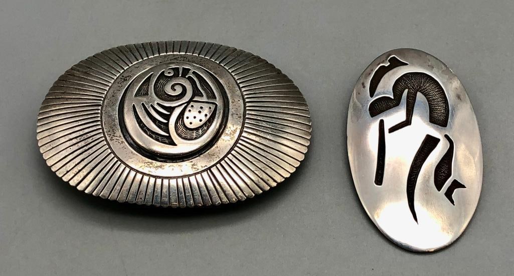 Sterling Silver Overlay Style Belt Buckle And Pendant (1 of 11)