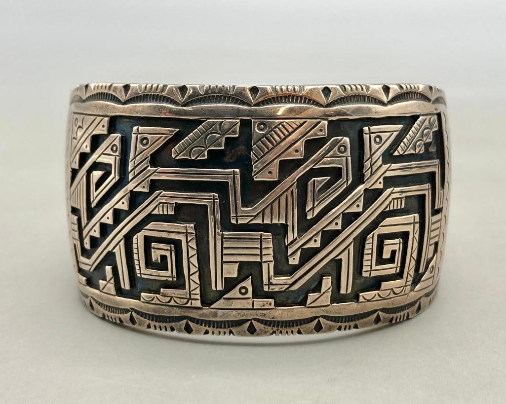 Hefty Sterling Silver Bracelet By Hyson Craig (1 of 9)