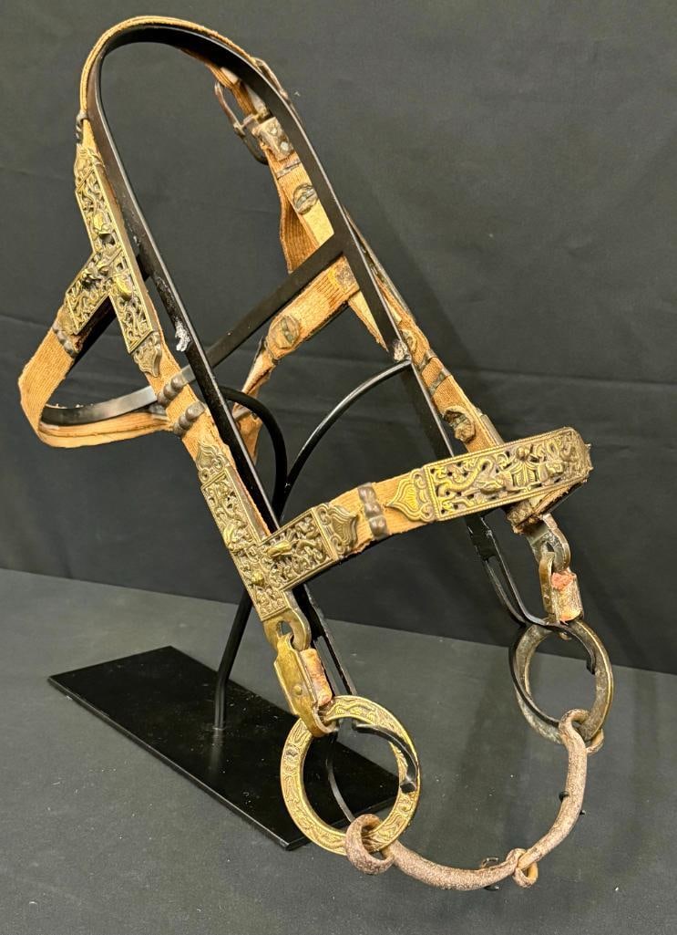 Early And Fancy Chinese Bridle With Custom Stand (1 of 15)