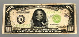 1934 One Thousand Dollar Bill