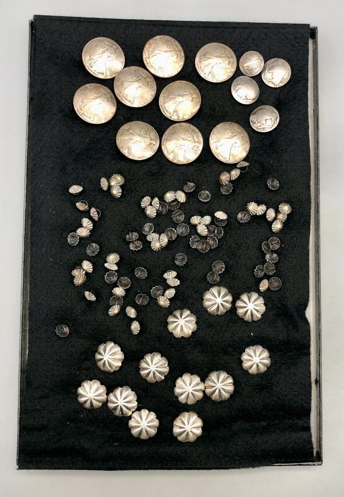 Vintage Lot Of Various Buttons And Button Covers (1 of 14)