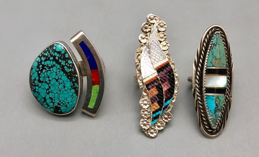 Three Nice Rings with Inlay (1 of 9)