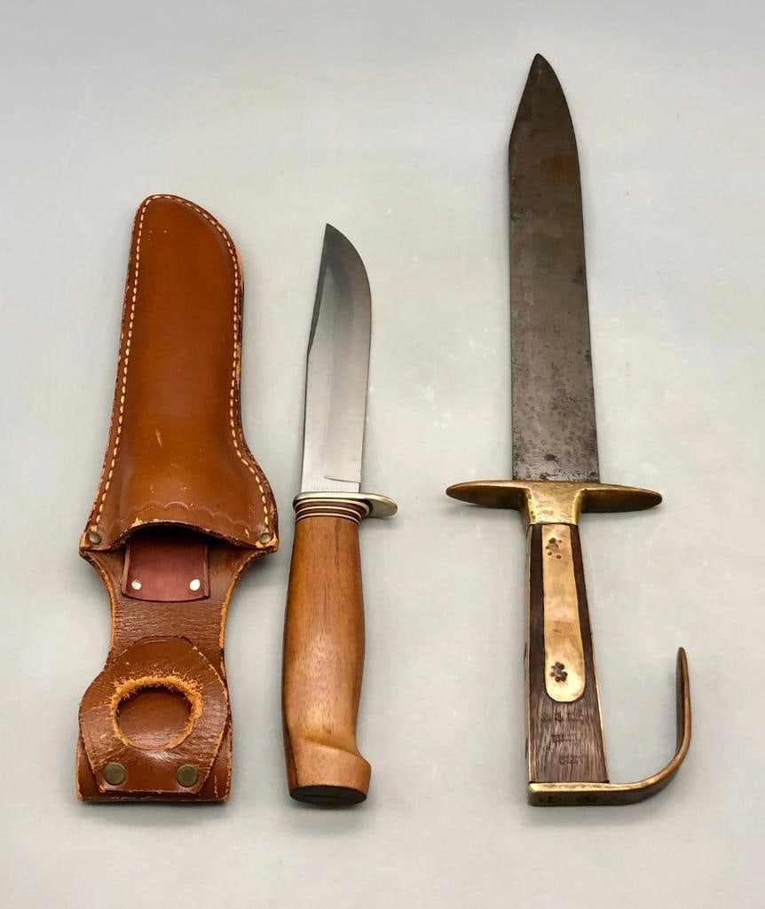 Morseth Hunting Knife And Old D Handle Knife (1 of 11)