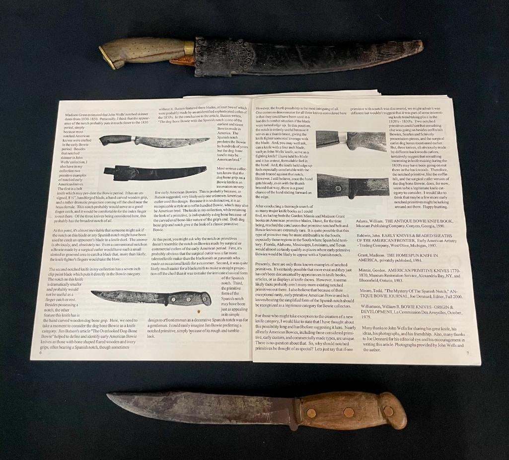 Lot Of Two Published Antique Knives (1 of 20)