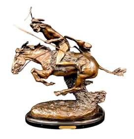 "The Cheyenne" A Remington Recast Bronze
