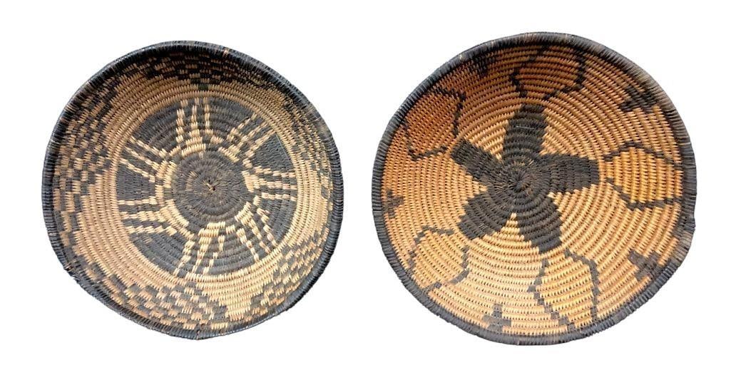 Two Antique Apache Basketry Bowls (1 of 14)