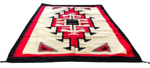 Zapotec Rug With Southwestern Pattern