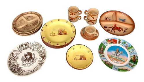 Group Of Vintage Wallace China - Monterey, Etc. Dishes