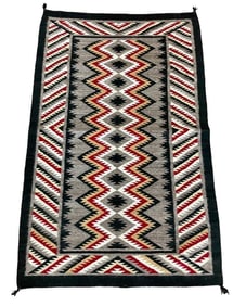 Unique Eye Dazzler Style Navajo Textile