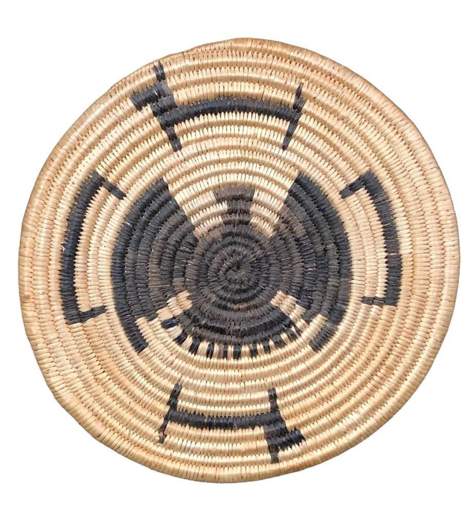 Vintage Apache Basketry Figural Plaque (1 of 7)