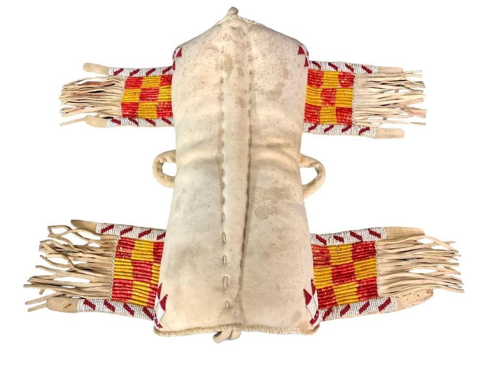 Unique Beaded And Quilled Native Pad Saddle (1 of 8)