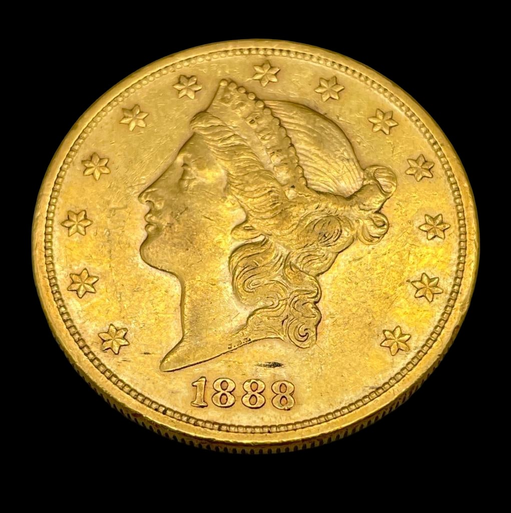 1888 Twenty Dollar Gold Coin (1 of 4)