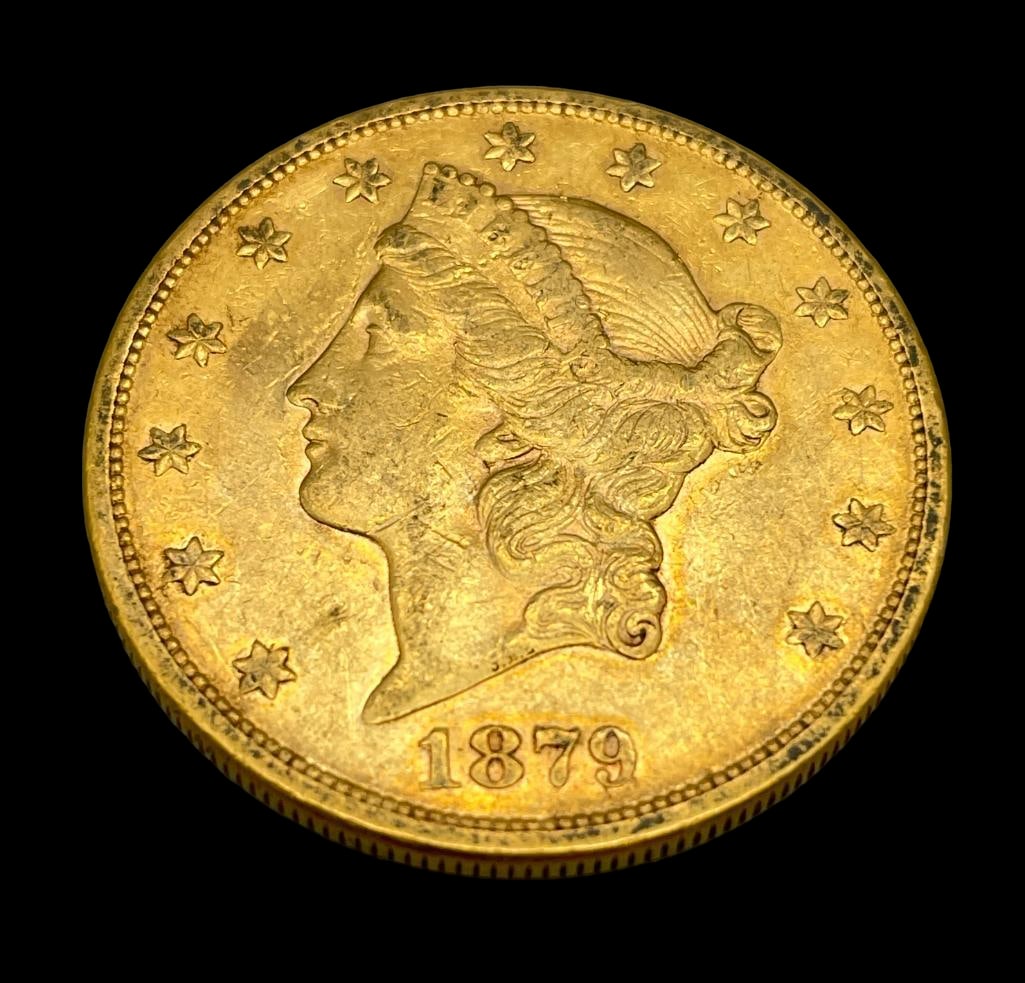 1879 Twenty Dollar Gold Coin (1 of 4)