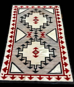 Large Early 1900s Navajo Floor Rug