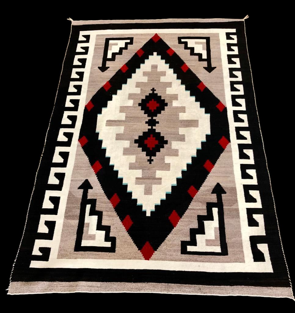 Great Condition Circa 1940s Navajo Rug (1 of 12)
