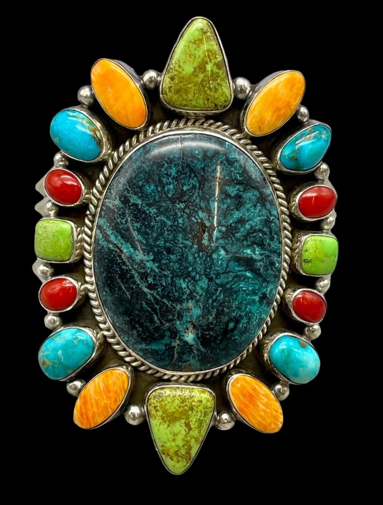 Multi Stone Cluster Bracelet By Richard Hoskie (1 of 10)