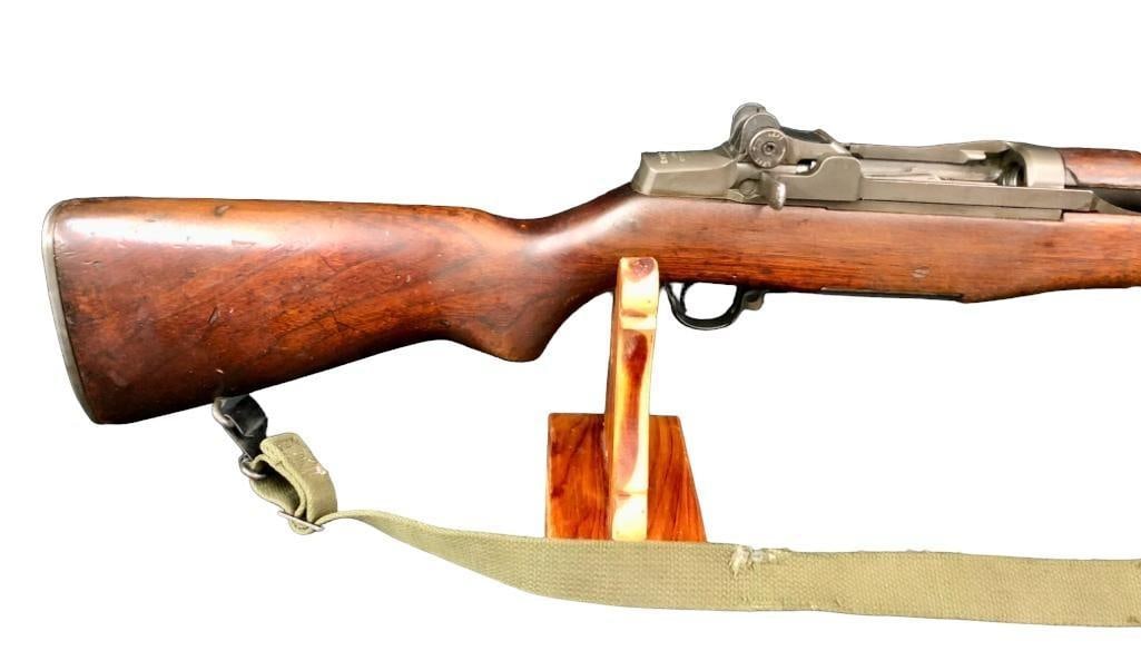 Springfield U.S. .30 M1 Rifle: For your bidding pleasure is a Springfield U.S. .30 M1 Rifle. This is a military surplus rifle of the famous M1 Garand that was used and issued to soldiers in WW2. This rifle is a post war M1 and the