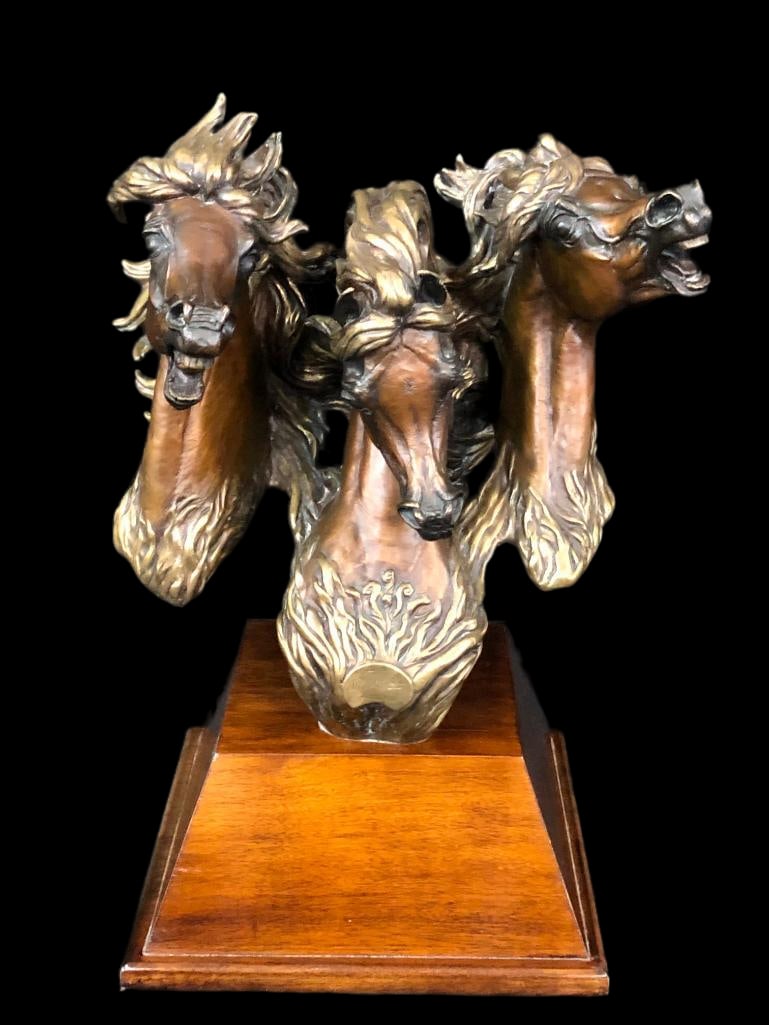 "All The Kings Horses" Bronze By Debbi Lermond And Vickie Keeling (1 of 10)