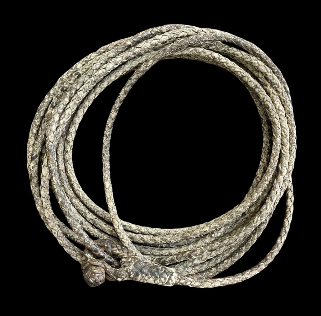 Vintage Handmade Rawhide Riata (1 of 6)