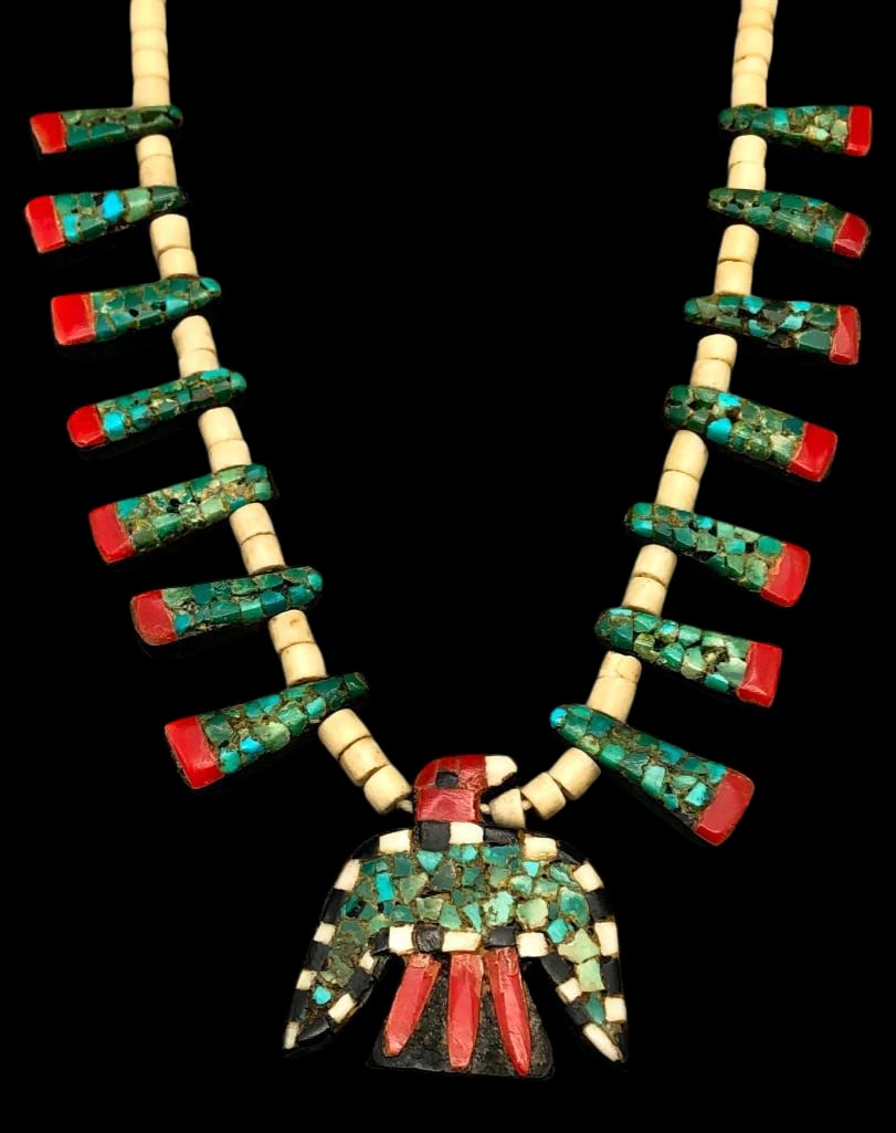 Depression Era Santo Domingo Tab Necklace (1 of 14)