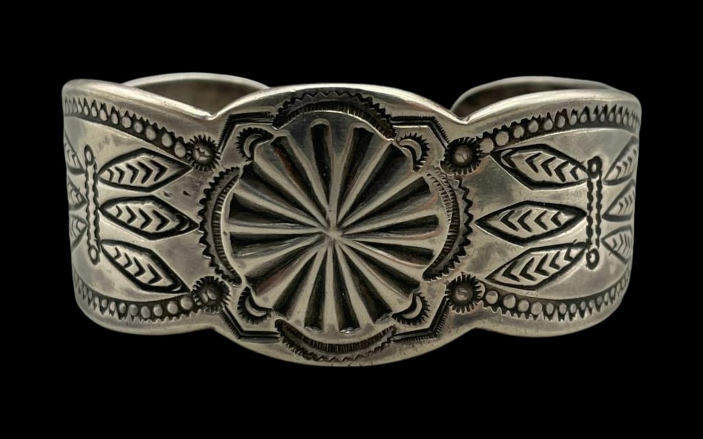 Vintage Ingot Bracelet With Stampwork (1 of 7)