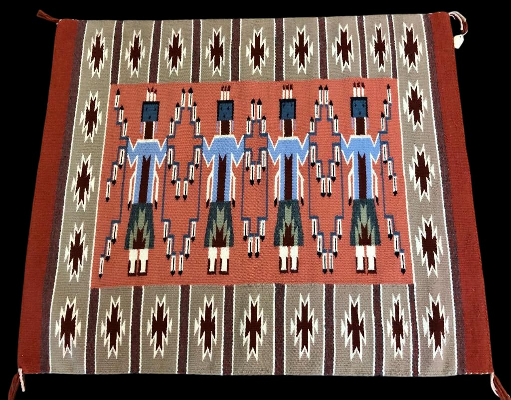 Pictorial Navajo Textile By Ruth Begay (1 of 10)