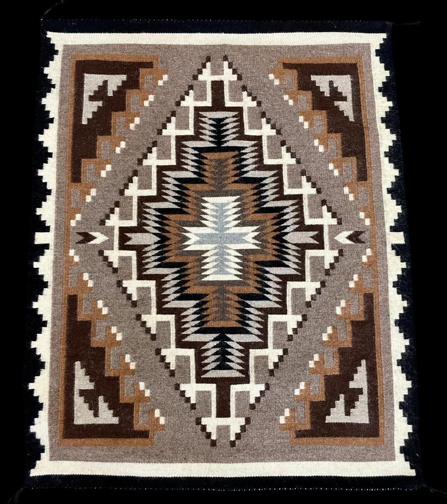 Two Grey Hills Navajo Textile By Phyllis Gilmore (1 of 10)