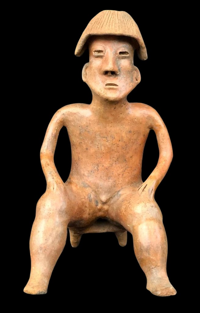 Large Pre-Columbian Human Effigy Figure /Male (1 of 11)