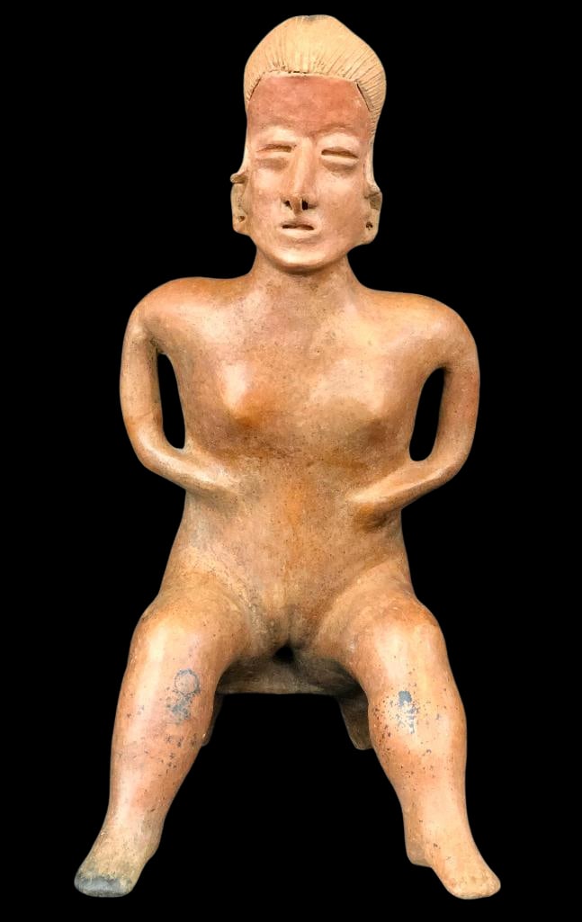 Large Pre-Columbian Human Effigy Figure /Female (1 of 10)