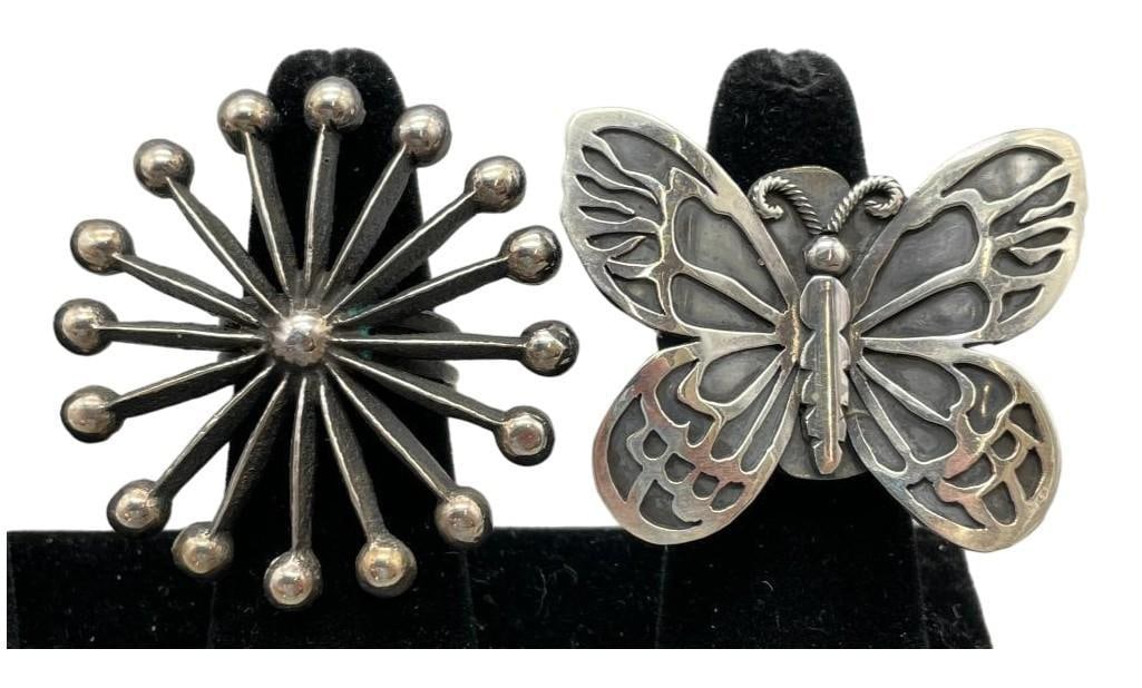 Two Statement Rings By Known Contemporary Artists (1 of 11)