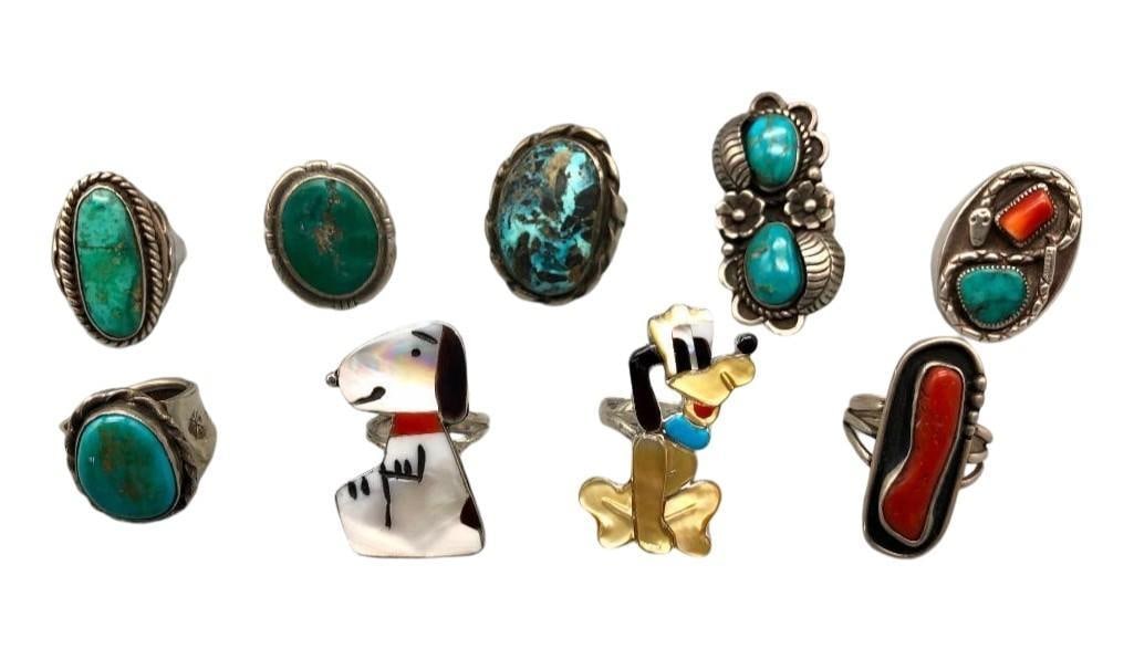 Collection Of Nine Nice Rings (1 of 14)