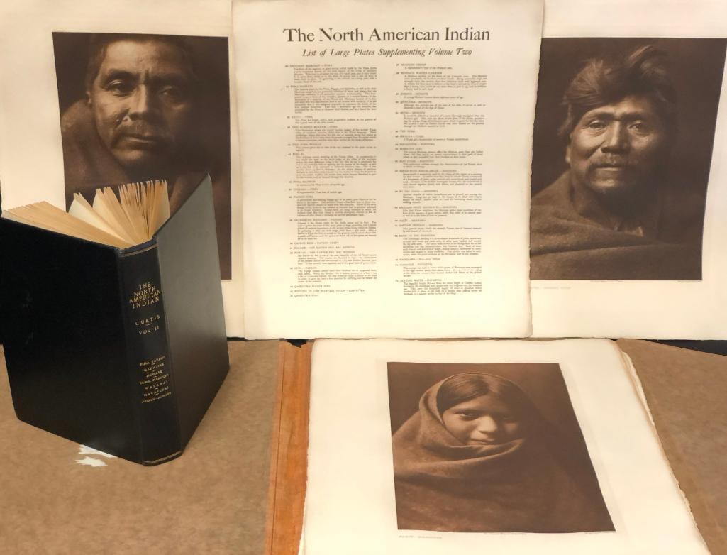 Book II Of Edward Curtis Prints And Matching Book (1 of 16)