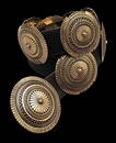 21.75 Ounce Solid Gold Concho Belt By Sunshine Reeves