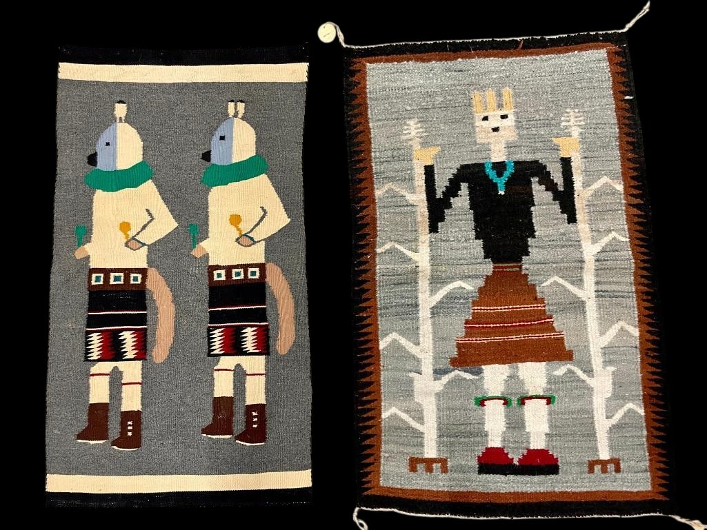 Two Vintage Navajo Pictorial Textiles (1 of 13)