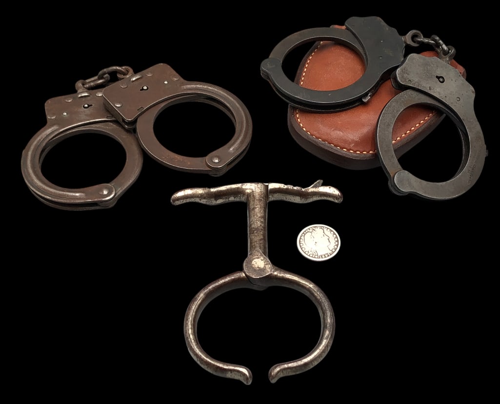 Three Vintage and Antique Handcuff Items (1 of 17)