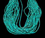25 Strand Heishi Style Turquoise Necklace