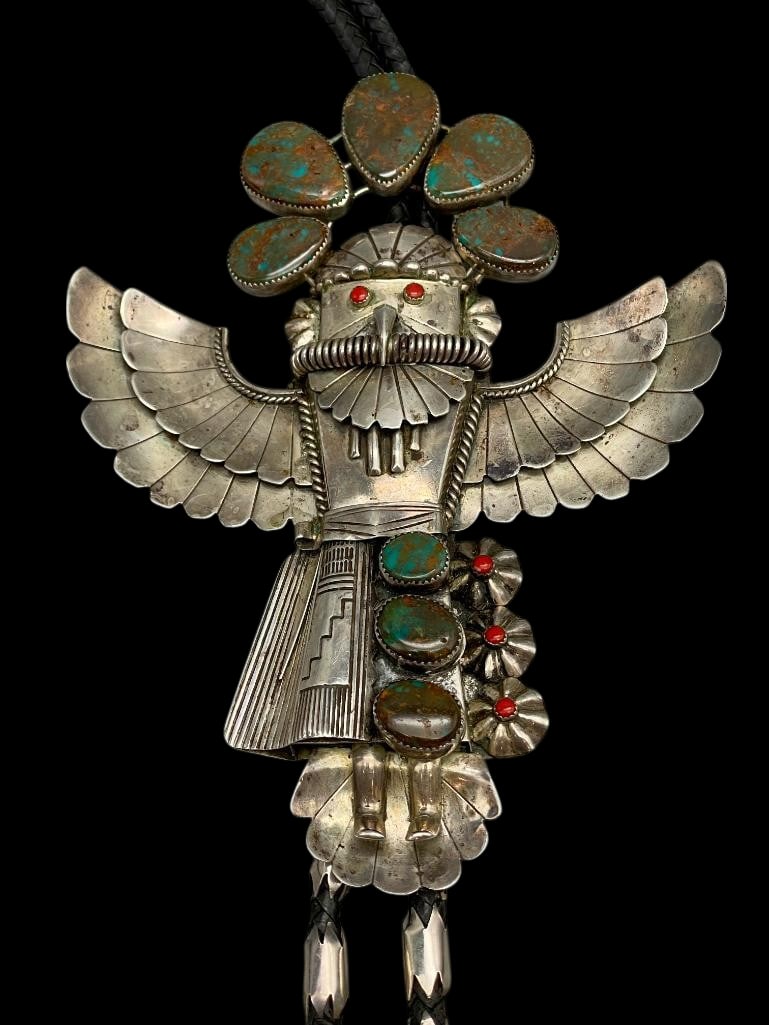 Massive Statement Eagle Dancer Bolo Tie (1 of 18)