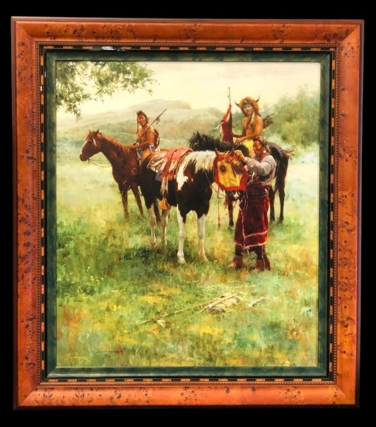 "Medicine Horse Mask" Giclee By Howard Terpning (1 of 9)