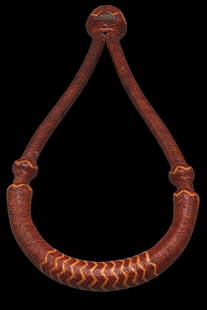 Very Fine Bosal Attributed To Gail and Eric Hought: Offered here for your consideration is a very fine bosal attributed to Gail and Eric Hought from the Russell Henderson estate. This finely braided bosal was a marquis item in Russell&#39;s collection,