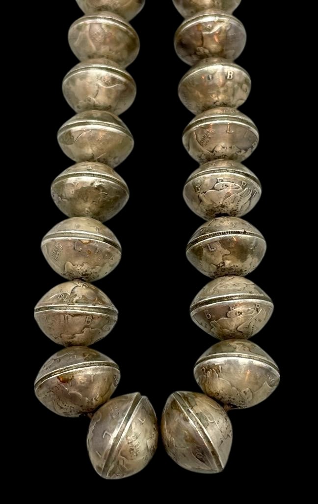 Vintage Dime Bead Necklace (1 of 11)
