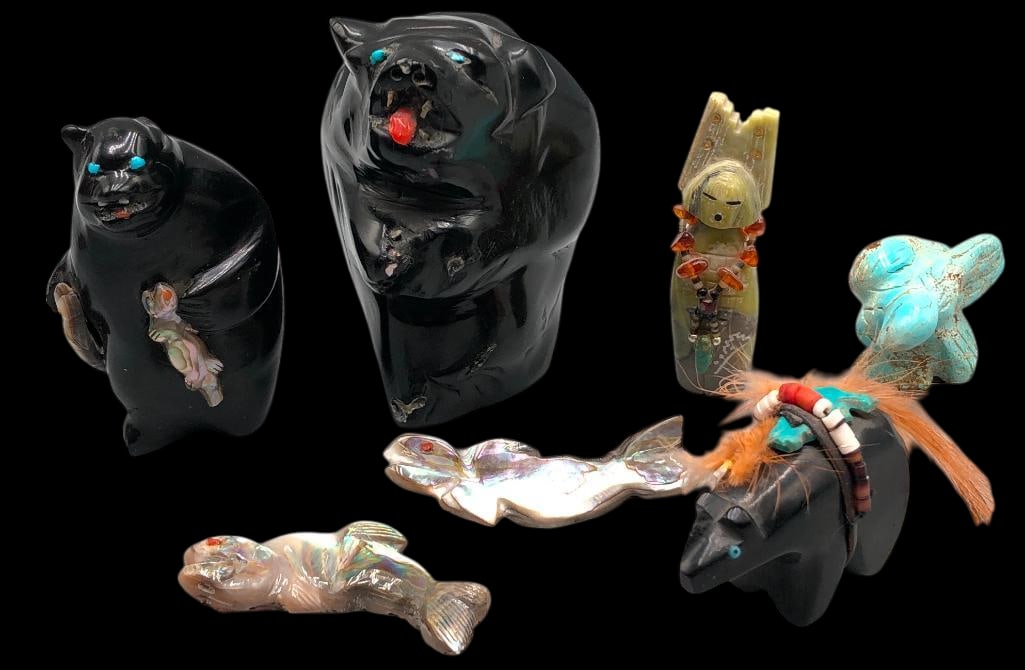 Grouping Of Zuni Fetishes (1 of 17)