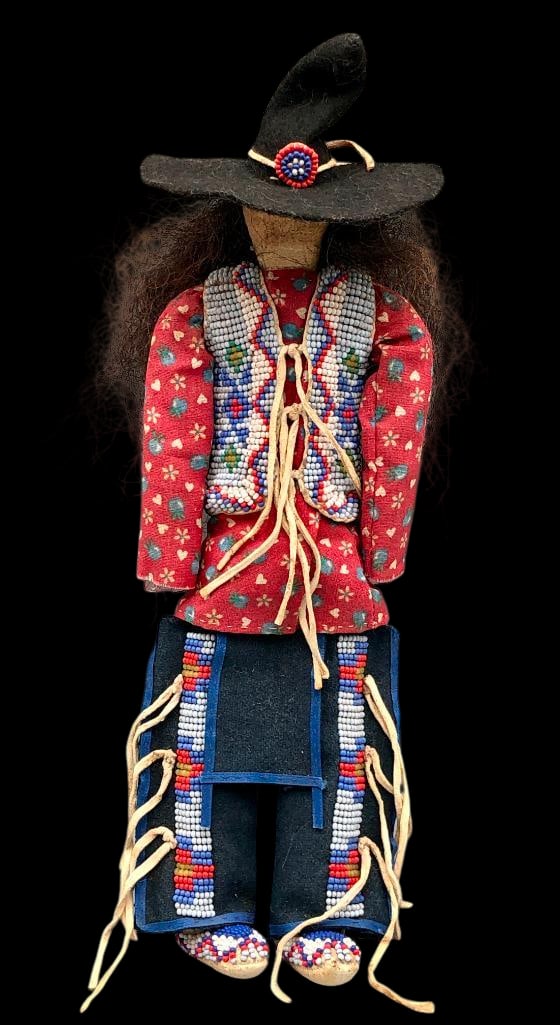 First Half 20th Century Plains Beaded Doll (1 of 12)