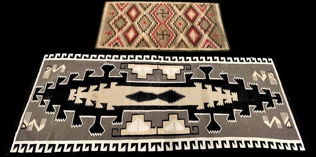 Two Mid Century Navajo Floor Rugs (1 of 20)