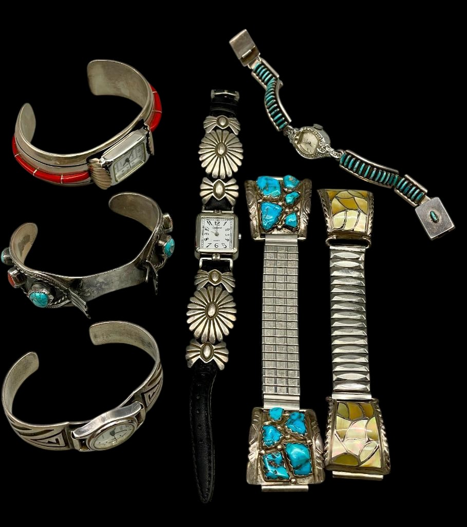 Group Of Seven Various Style Watch Bracelets (1 of 19)