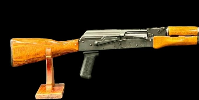 CM WASR-3 Semi-Auto Rifle 556 Cal: For your bidding pleasure is a CM WASR-3 semi-automatic rifle chambered in .556 caliber (.223 Rem). This AK style semi automatic rifle features classic wood furniture, a black finished receiver and a