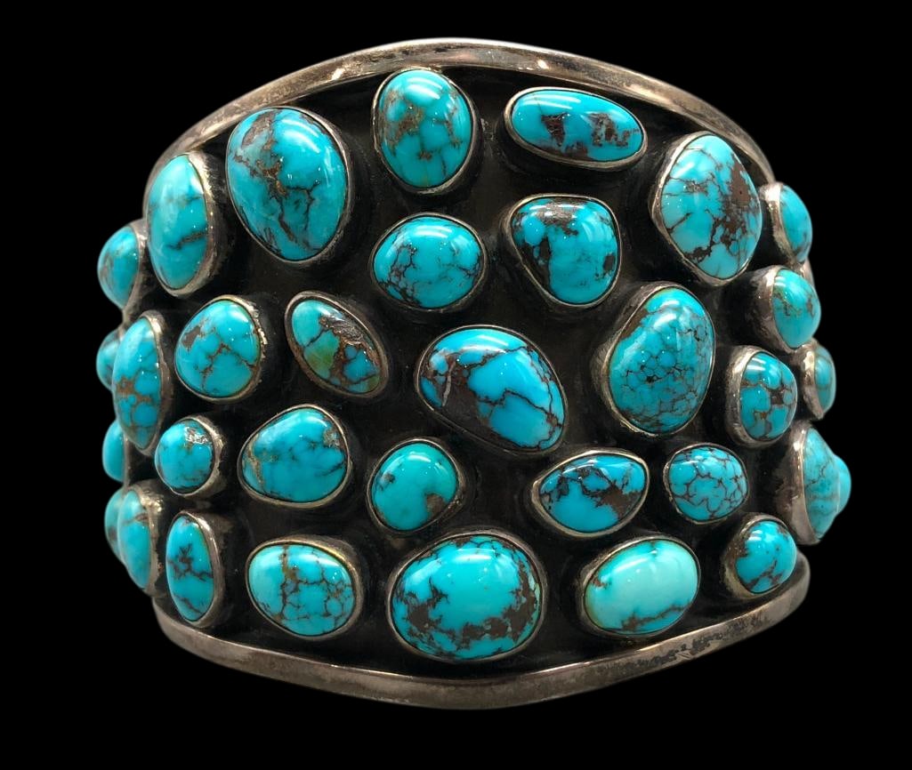 High Grade Turquoise Bracelet By Tony Sanchez (1 of 10)