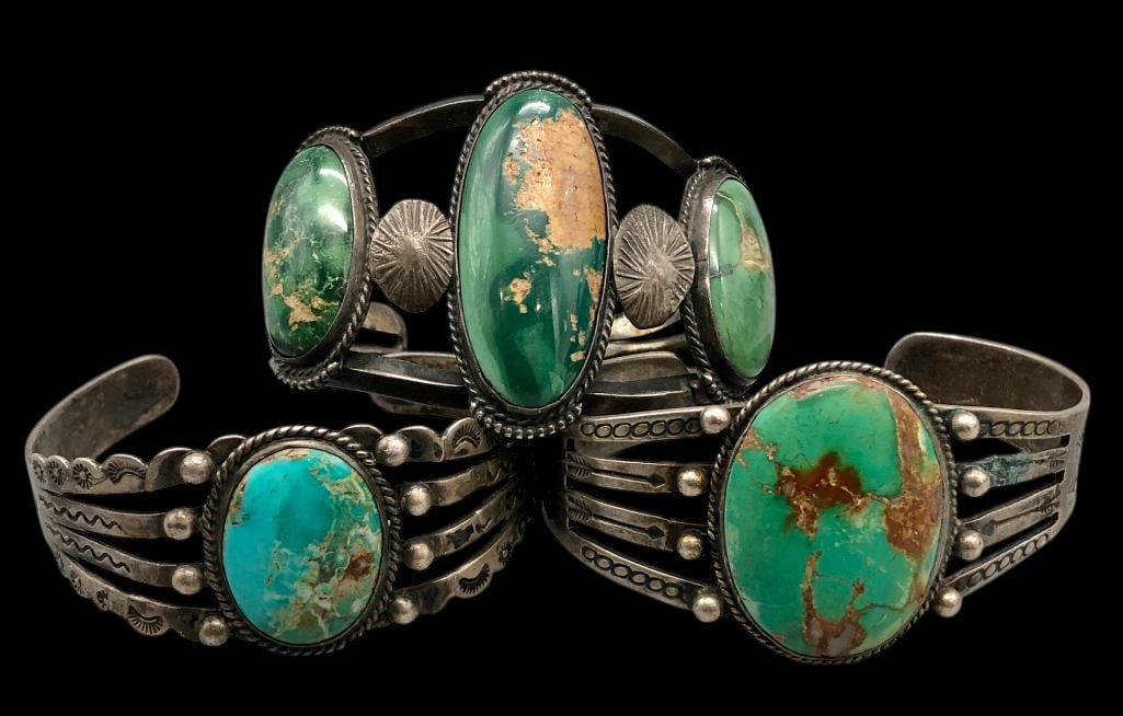 Three Nice Circa 1930s Bracelets (1 of 17)