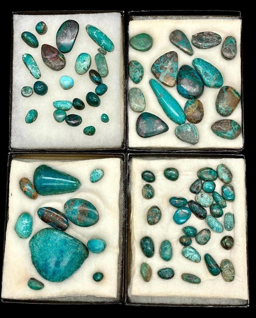 900+ Carats Turquoise And Etc. Cabochons (1 of 17)