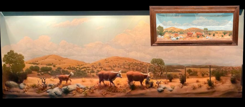 Diorama Of A Ranch Scene By RG Rodell - 1980 (1 of 20)